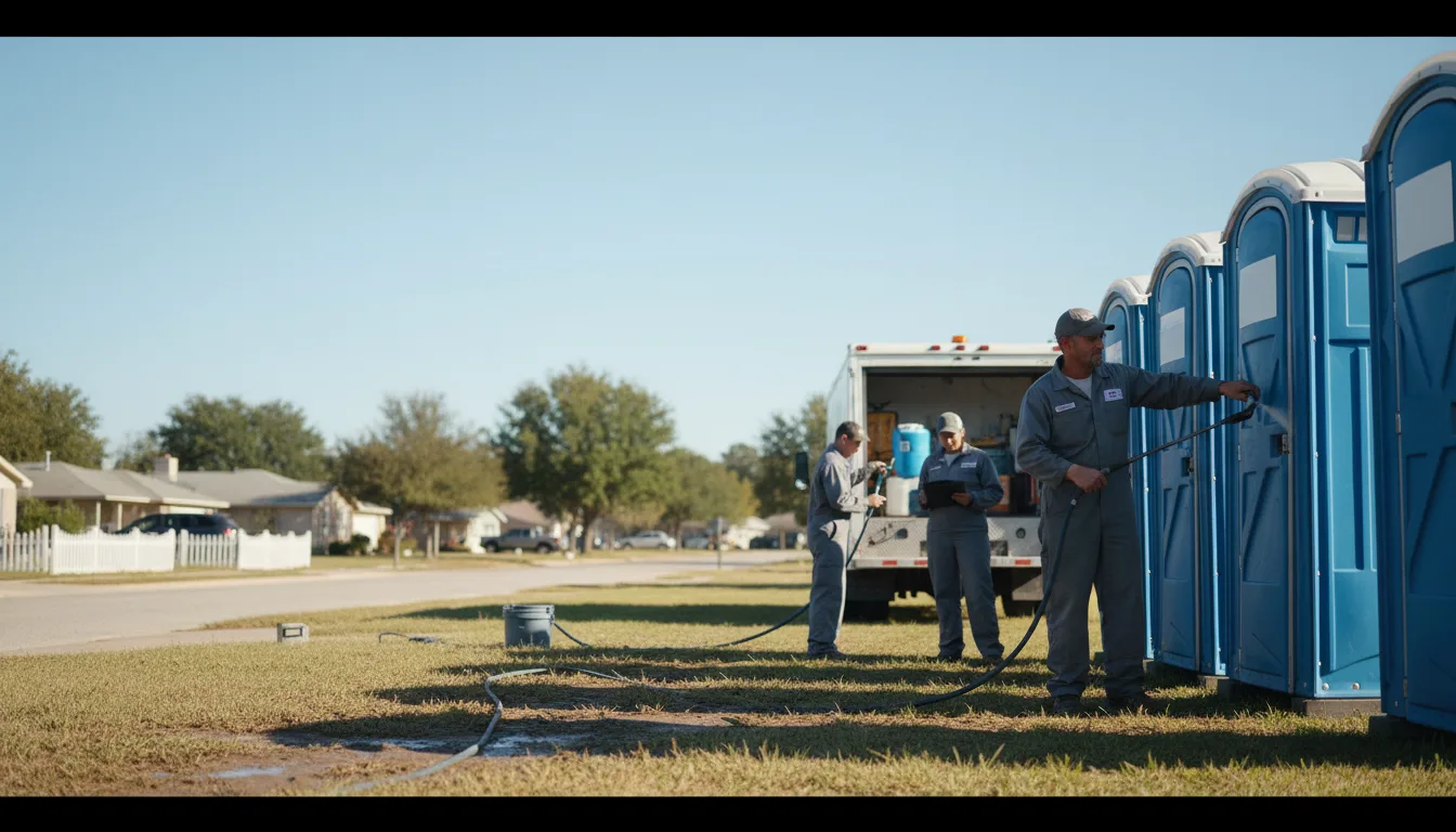 Long-Term Portable Toilet Rental in Gouldbusk, TX near me